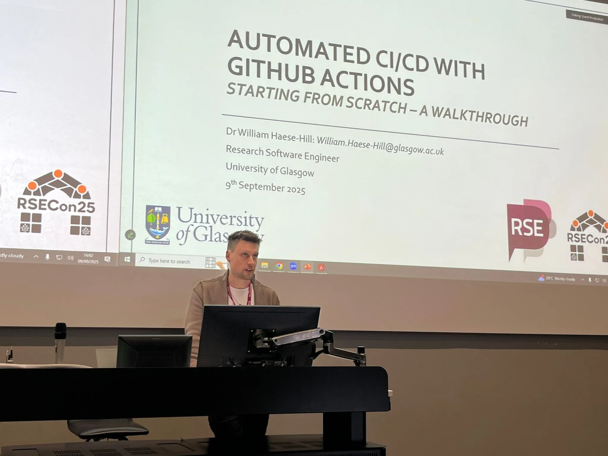Presenting at RSECon25